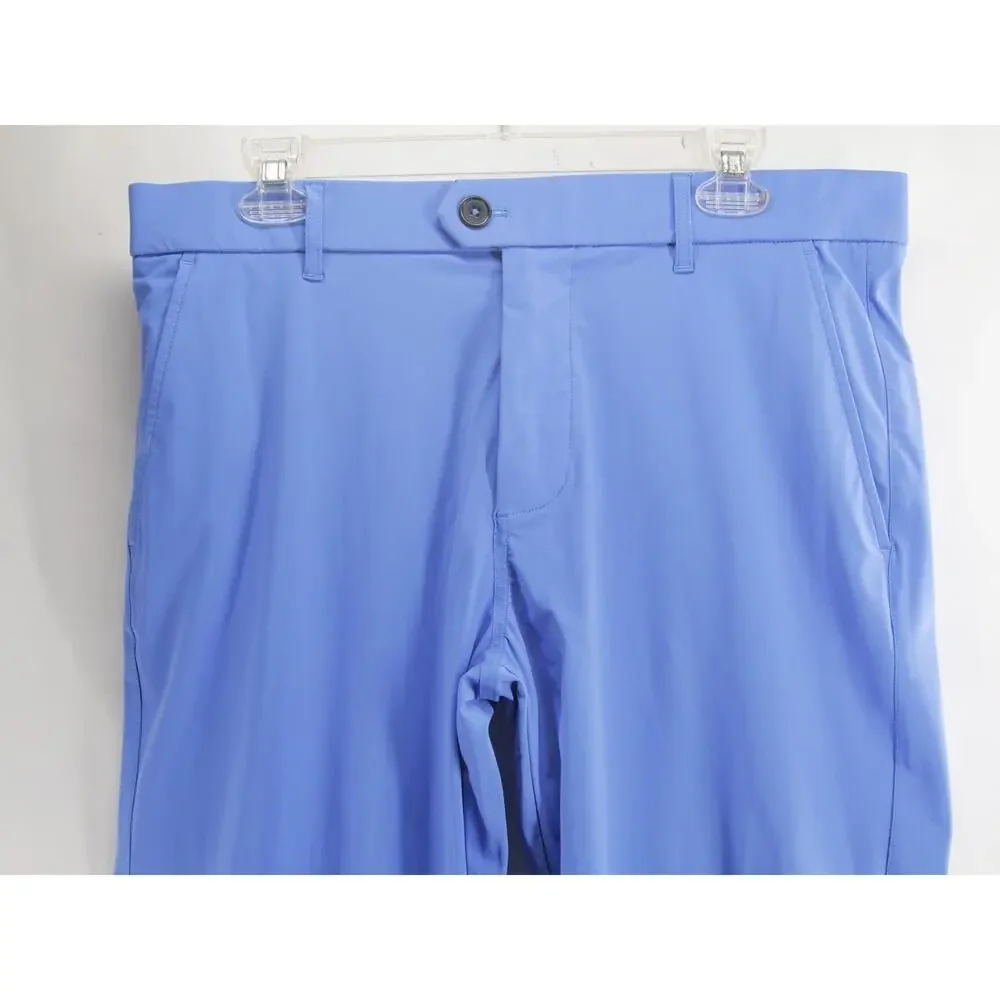 Greyson Men's 34x32 Blue Golf Performance Pants Stretch Athletic Elastane Blend